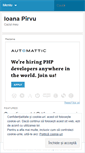 Mobile Screenshot of ioanapirvu.wordpress.com