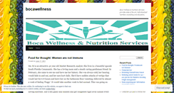 Desktop Screenshot of bocawellness.wordpress.com