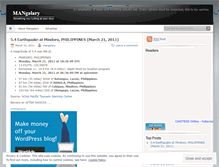 Tablet Screenshot of mangalary.wordpress.com