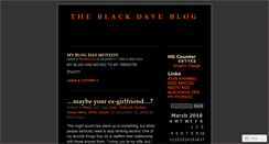 Desktop Screenshot of blackdave.wordpress.com