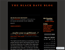 Tablet Screenshot of blackdave.wordpress.com