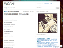 Tablet Screenshot of creativewoah.wordpress.com