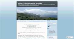 Desktop Screenshot of animaldocumentaries.wordpress.com