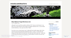 Desktop Screenshot of misseducatedteacher.wordpress.com