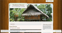 Desktop Screenshot of honduranodyssey.wordpress.com