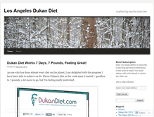 Tablet Screenshot of losangelesdukandiet.wordpress.com