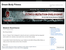 Tablet Screenshot of dreambodyfitness.wordpress.com