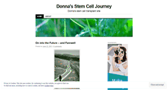 Desktop Screenshot of donnasstemcelljourney.wordpress.com