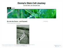 Tablet Screenshot of donnasstemcelljourney.wordpress.com