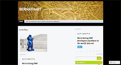 Desktop Screenshot of bernathart.wordpress.com