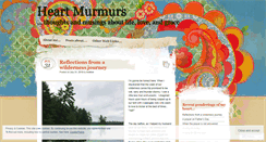 Desktop Screenshot of murmursofmyheart.wordpress.com