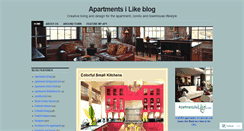 Desktop Screenshot of apartmentsilike.wordpress.com
