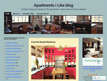 Tablet Screenshot of apartmentsilike.wordpress.com