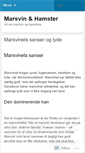 Mobile Screenshot of marsvinoghamster.wordpress.com