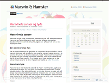 Tablet Screenshot of marsvinoghamster.wordpress.com