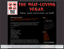 Tablet Screenshot of meatlovingvegan.wordpress.com