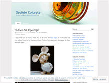 Tablet Screenshot of osofetecolorete.wordpress.com
