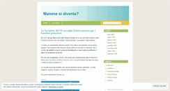 Desktop Screenshot of mammesidiventa.wordpress.com
