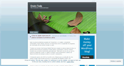 Desktop Screenshot of envirotools.wordpress.com