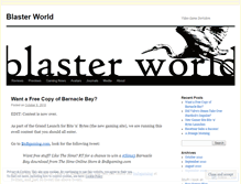Tablet Screenshot of blasterworld.wordpress.com