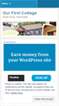 Mobile Screenshot of ourfirstcottage.wordpress.com