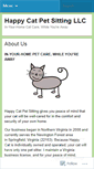 Mobile Screenshot of happycatpetsitting.wordpress.com