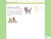 Tablet Screenshot of happycatpetsitting.wordpress.com