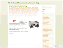 Tablet Screenshot of mdtparts.wordpress.com