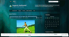 Desktop Screenshot of impactomedioambiental.wordpress.com