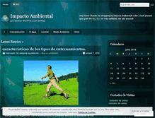 Tablet Screenshot of impactomedioambiental.wordpress.com