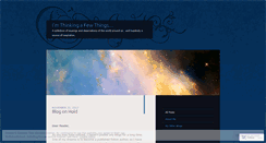 Desktop Screenshot of imthinkingafewthings.wordpress.com