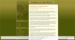 Desktop Screenshot of gardenofthewitch.wordpress.com