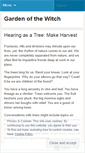 Mobile Screenshot of gardenofthewitch.wordpress.com
