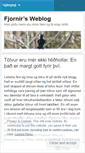 Mobile Screenshot of fjornir.wordpress.com