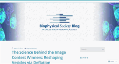 Desktop Screenshot of biophysicalsociety.wordpress.com