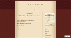 Desktop Screenshot of airiinibuduaar.wordpress.com