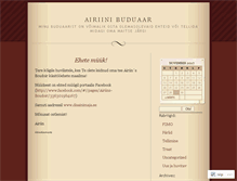 Tablet Screenshot of airiinibuduaar.wordpress.com