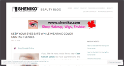 Desktop Screenshot of fashionandbeautyshopping.wordpress.com