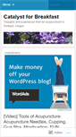 Mobile Screenshot of catalystforbreakfast.wordpress.com