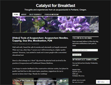 Tablet Screenshot of catalystforbreakfast.wordpress.com