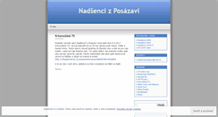 Desktop Screenshot of nadsencizposazavi.wordpress.com
