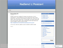 Tablet Screenshot of nadsencizposazavi.wordpress.com