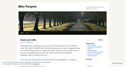 Desktop Screenshot of mikepargeter.wordpress.com