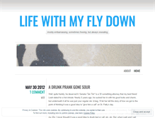 Tablet Screenshot of lifewithmyflydown.wordpress.com