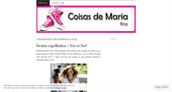 Desktop Screenshot of blogcoisasdemaria.wordpress.com