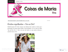 Tablet Screenshot of blogcoisasdemaria.wordpress.com