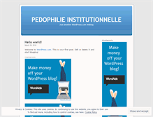 Tablet Screenshot of pedophiliecannoisefrance.wordpress.com