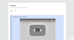 Desktop Screenshot of banetot.wordpress.com