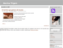 Tablet Screenshot of meninavirgem.wordpress.com