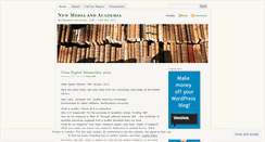 Desktop Screenshot of newmediaacademia.wordpress.com